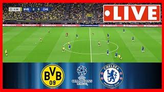 Borussia Dortmund vs Chelsea LIVE ⚽ Champions League 22/23 ⚽ Match LIVE Today Highlights [PES 2021]