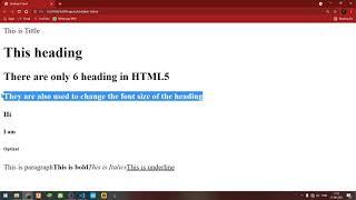 How to make simple HTML5 page/HTML5 /Optizat