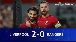 Liverpool v Rangers (2-0) | Trent and Salah get the Reds back on track | Champions League Highlights