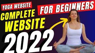 How To Make/Design Complete Website From Scratch in 2022 | Make Complete Yoga Website for free