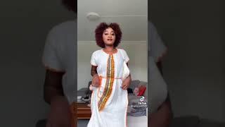 New short video Habesha girls funny video tiktok with culture dress ???? dance ????