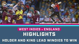 West Indies v England, 1st T20 | Holder and King star as hosts blitz Morgan's side | Highlights