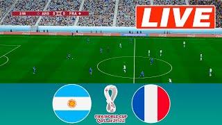 Argentina vs France LIVE | FIFA World Cup Qatar 2022 - FINAL | Match LIVE Now Today - eFootball PES