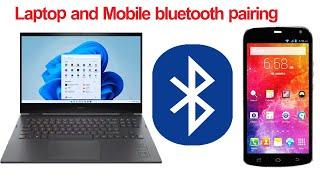 How to pair Bluetooth between Laptop-Mobile - Share your files easily||David Web Tech