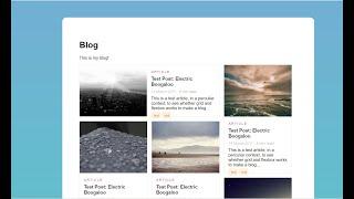 Build a CSS3 Grid Personal Blog Responsive Layout Website in HTML5