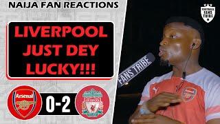 ARSENAL 0-2 LIVERPOOL ( Godfrey NIGERIAN FAN REACTION ) PREMIER LEAGUE HIGHLIGHTS 2021-22