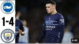 Manchester City and Brighton 4-1 English Premier League Highlights 2021