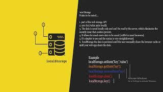 localstorage    temporary storage    localstorage javascript    storage