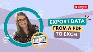 How To Export Data From A PDF to Excel