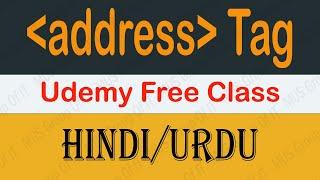 Address Tag HTML In Hindi Class 8 - HTML Tutorial For Beginner #htmlcourseinhindi #html