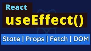 React | useEffect hook in React | Learn useEffect hook in ReactJS