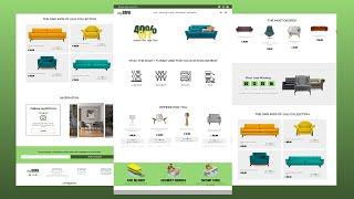 Create A Responsive Furniture Website Using HTML, CSS, and Javascript - From Scratch