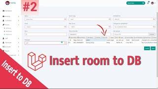 Room insert data to database Laravel 8 | Hotel Management