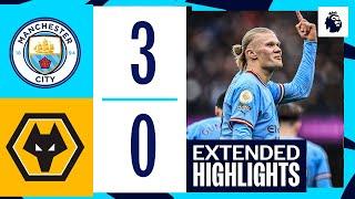 Man City vs Wolves 3-0 Highlights Goals Premier League 22/23 Erling Haaland 3 Goals