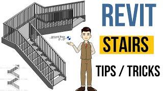 Revit Stairs Tutorial | Create Stairs in Revit | Revit Tutorials