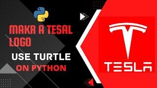 Make A Tesla Logo On Use Python. ???????? Turtle library | Python Turtle Program | Link Is ????| #co