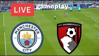 MANCHESTER CITY VS BOURNEMOUTH LIVE - PREMIER LEAGUE FULL MATCH TODAY GAMEPLAY PES21