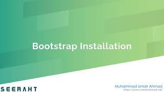 Bootstrap 5 Workshop Class 1 | Introduction, Installation, Layout, Breakpoints- Muhammad Umair Ahmad