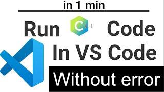 Run C language in vs code | How to Run c++ In vs Code | Visual Studio code c ++ | c programming |