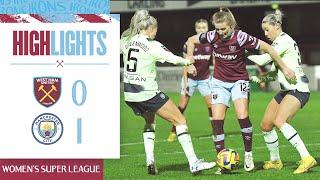 West Ham 0-1 Manchester City | Women's Super League Highlights