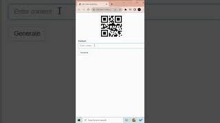 Craft Your Own QR Code Generator with HTML | Code in Description #shorts #youtubeshorts #viral #html