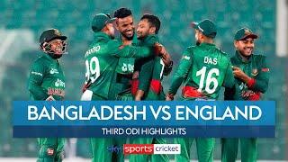 England COLLAPSE gifts Bangladesh victory | Bangladesh vs England third ODI | Highlights