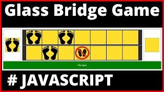 Javascript Project Tutorial - How To Create Squid Game Glass Bridge In Js Using VS Code