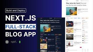 Full-Stack Blog App Tutorial | Next.js MongoDB Blog App Project Full Course