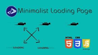 Minimalist Loading Page | Customized Dev | Minimalist Loading Page using HTML and CSS