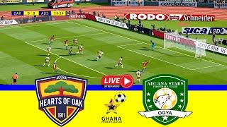 ????LIVE Hearts of OAK vs Aduana Stars FC | Ghana Premier League 22/23 Full Match LIVE Today -eFootb