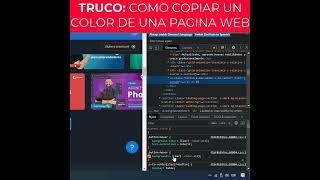 ✅TRUCO : aprende como copiar un color de una pagina web #html5 #css3