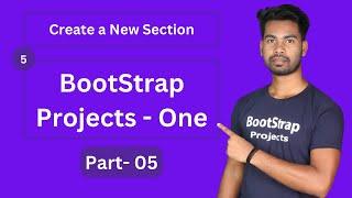 how to create a new another section in bootstrap or how to make card using bootstrap