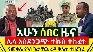 ሰበር - ሌላ ምሽቱን ተኩስ ተከፈተ በርካታ የፌደራል ፖሊስ ገባ | በመቀሌ የእነ ጌታቸዉ ረዳ ቅሌታቸዉ ጉድ ተሰማ ዩንቨርስቲውን ቀየሩ | Abel Birhanu