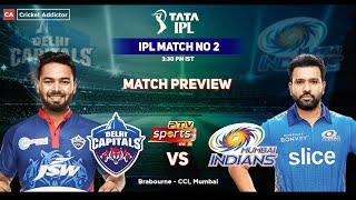 TATA IPL 2022 Live | Delhi Capitals vs Mumbai Indians | DC vs MI Live | PTV Sports Live Streaming