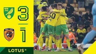 HIGHLIGHTS | Norwich City 3-1 Hull City | Dowell, Sara and Sarge on target! ????