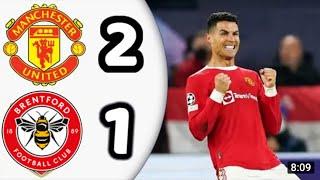 Manchester United vs Brentford 2-1 Christiano Ronaldo Goal - Extended Highlight & All Goals 2021