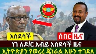 Ethiopia:ሰበር | ነገ ለዶ/ር አብይ አህመድ አስደሳች ዜና ተሰማ | ኢትዮጵያን የወረረው ጄነራል አሁን ተገ.ደለ | Abel Birhanu