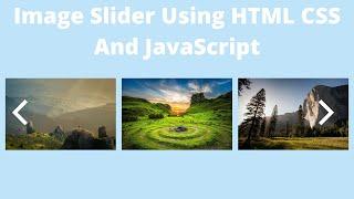 Image Slider Using HTML CSS And JavaScript