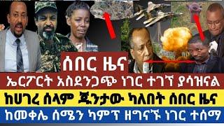 ሰበር ዜና:ኤርፖርት ላይ አስደንጋጭ ነገር/ጁንታው ካለበት ሀገረ ሰላም ሰበር ዜና/ስለ ጌታቸው አሰፋ?/ከመቀሌ ዘግናኙ ነገር ተሰማ/ታየ ደንዳ ስለ አሳምነው?