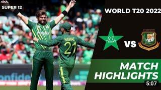 Pakistan vs Bangladesh 41st T20 World Cup Cricket Match FullHighlights Cricket Match Today 6/11/2022