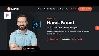 Bootstrap 5 Personal Portfolio HTML Template | Light And Dark Theme | Download Free Source Code