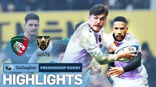 Leicester v Northampton - HIGHLIGHTS | A Tense Narrow Victory | Gallagher Premiership 2022/23