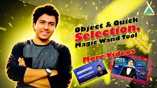 Quick, Object Selection & Magic Wand Tool | Adobe Photoshop Beginner Tutorial in Hindi/Urdu 2022