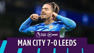 Manchester City vs Leeds United (7-0) | Kevin De Bruyne Returns In Style | Premier League Highlights