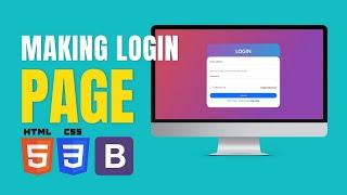 CodingIs!Fun | Tutorial Membuat Login Page HTML & CSS & Bootstrap 2023