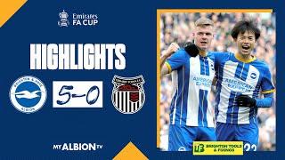 Brighton 5-0 Grimsby Town | All Goals & Extended Highlights | Emirates FA Cup 2022/23