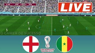 England vs Senegal LIVE | World Cup Qatar 2022 - Round of 16 | Match Today - eFootball PES 2021