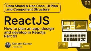 Plan and Design ReactJS App from Scratch | Data Model & Use Case, UI Plan  and Component Structure