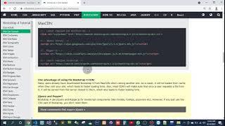 Learning Bootstrap | for full video goto my playlist of learn Bootstrap from w3schools.com(3)