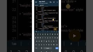 Bootstrap5 Progress Bar Height Using Flask #flask #tutorial #python #html#js#css#pydroid3#bootstrap5